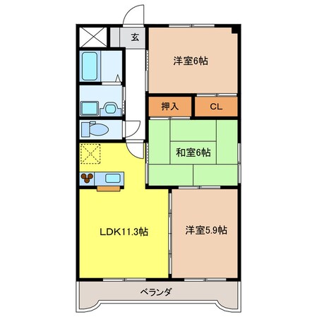 グラードの物件間取画像